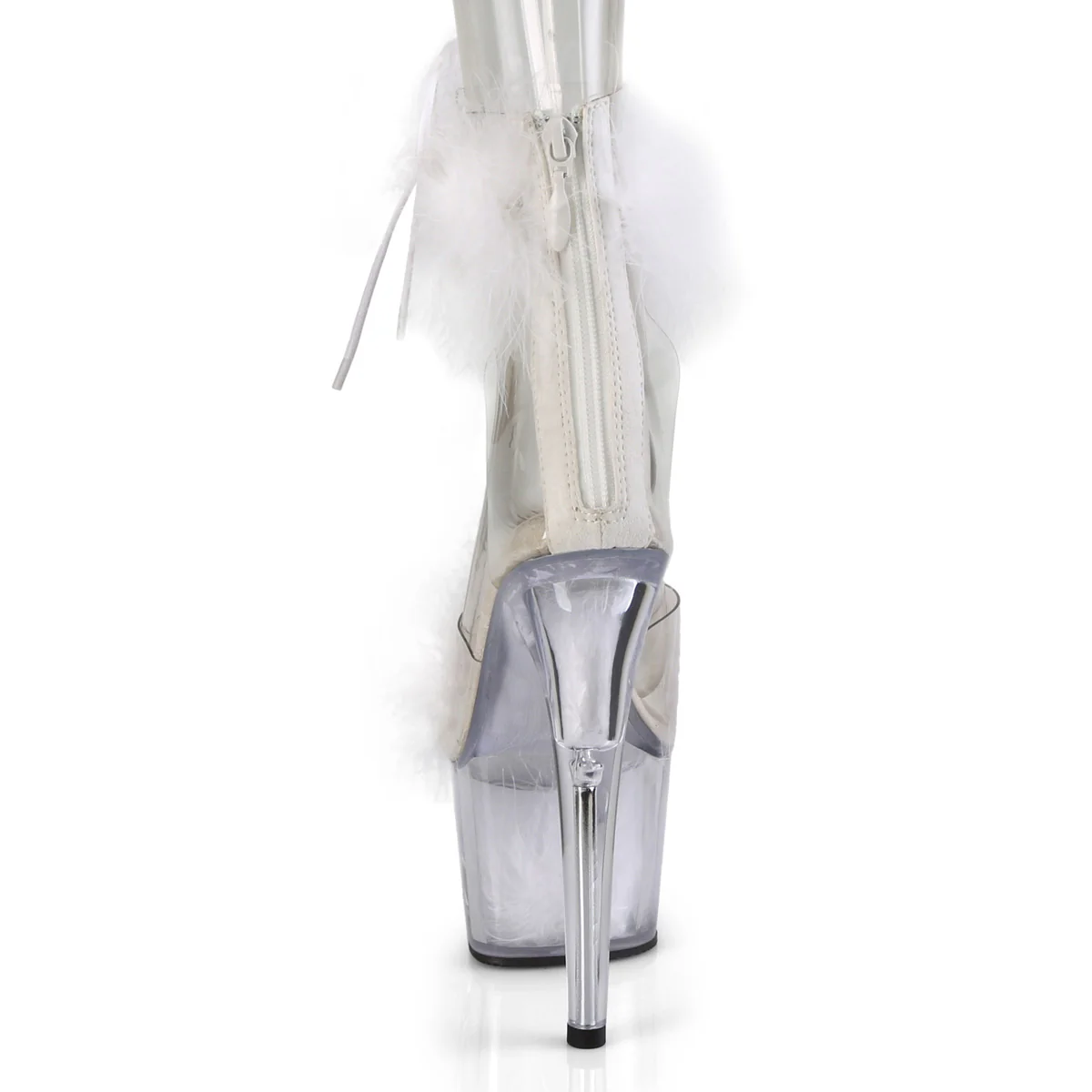 ADORE-724F  Clear-White Fur/White Fur - Image 4