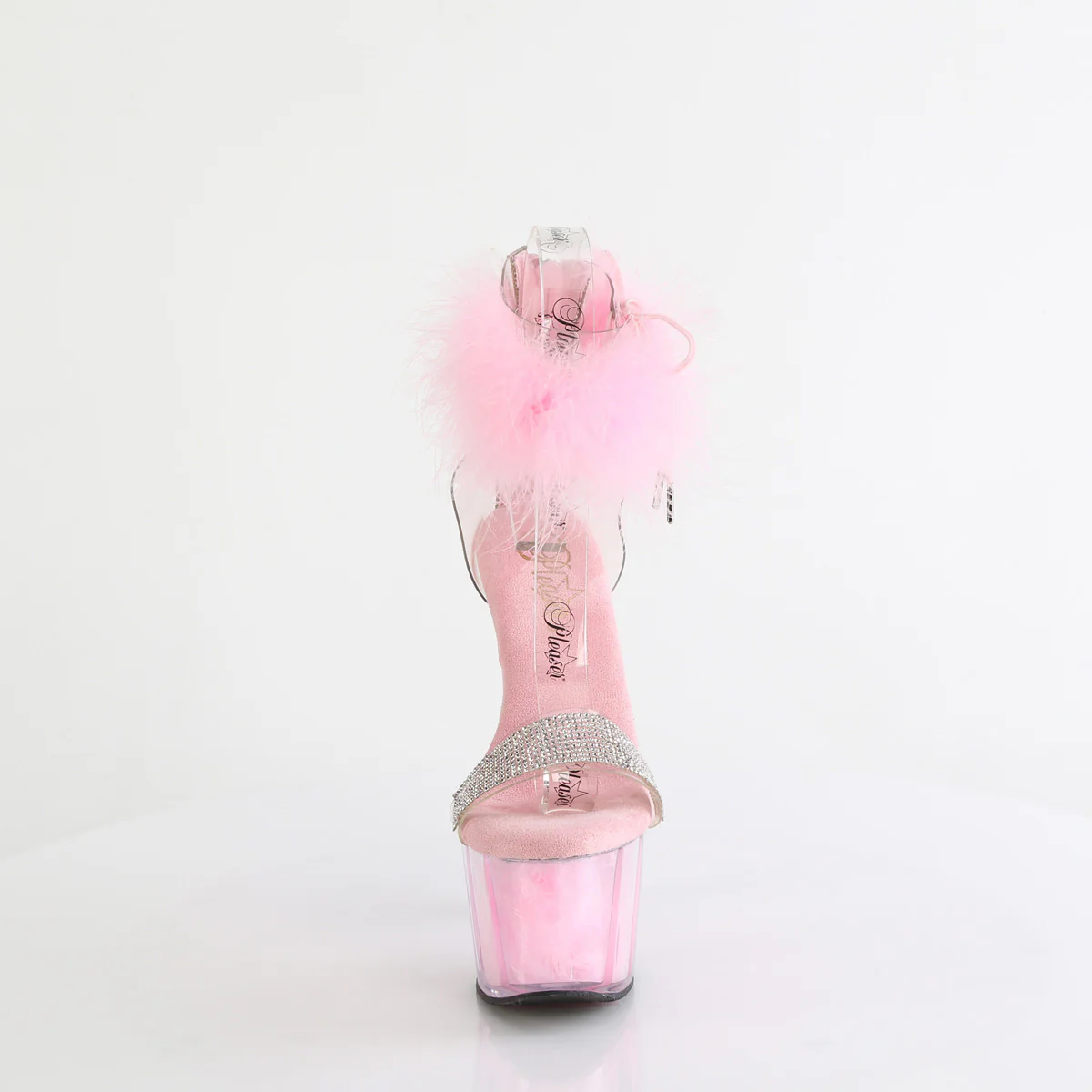ADORE-727F Clear-Baby Pink Fur/M - Image 2