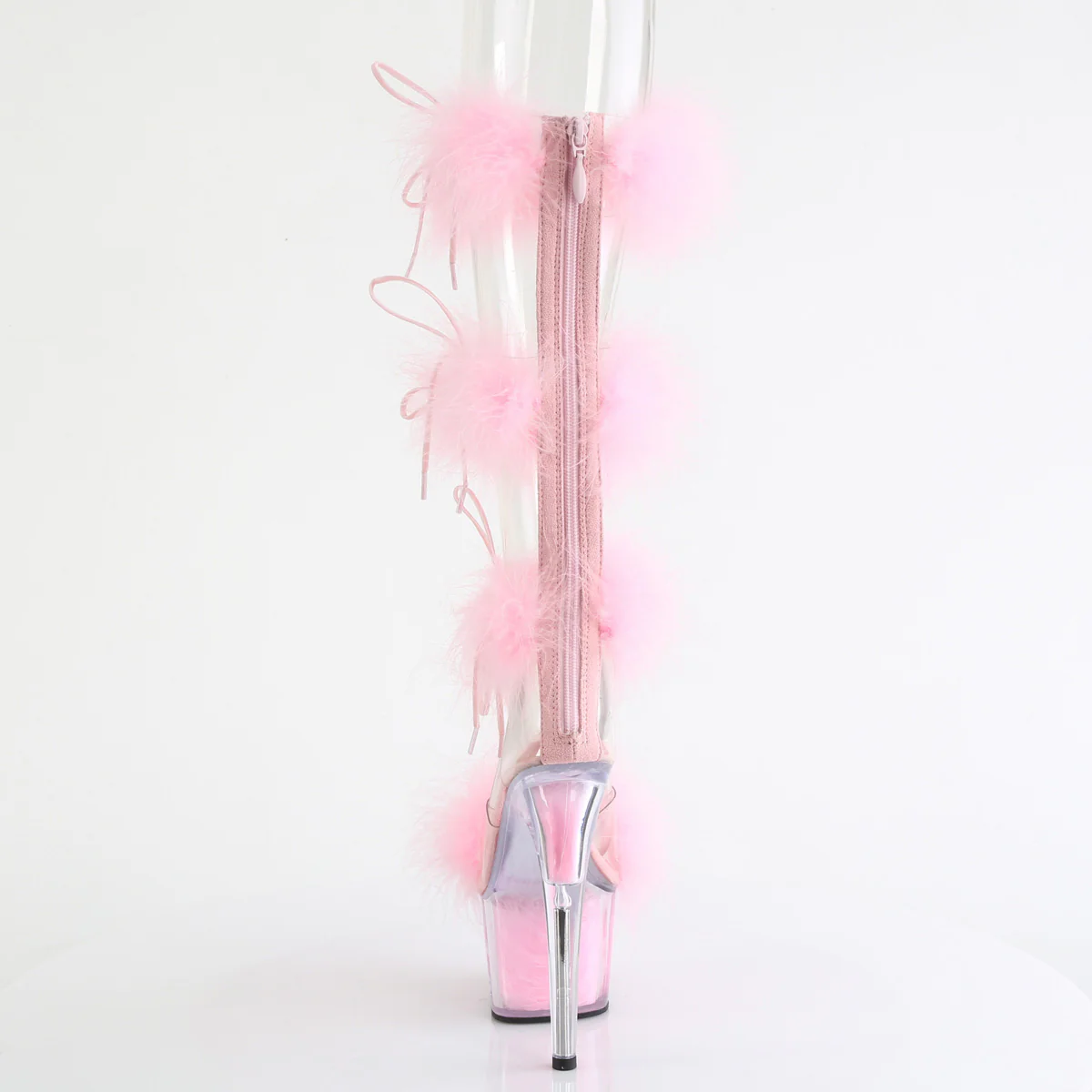 ADORE-728F  Clear-Baby Pink Fur/M - Image 4