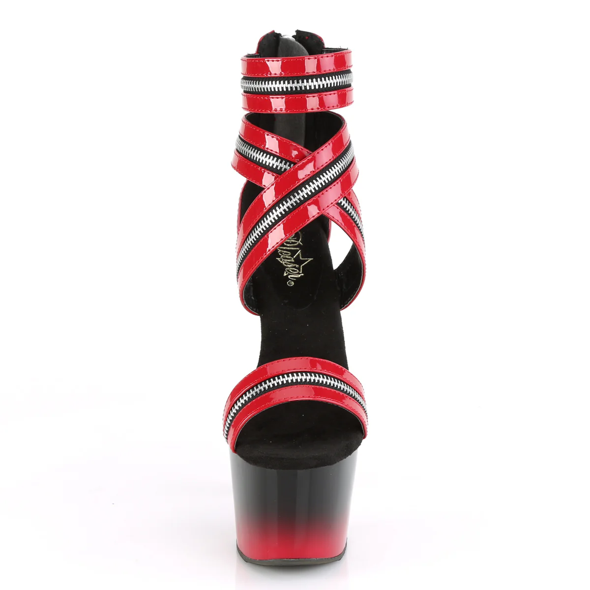 ADORE-766  Red Patent/Black-Red - Image 2