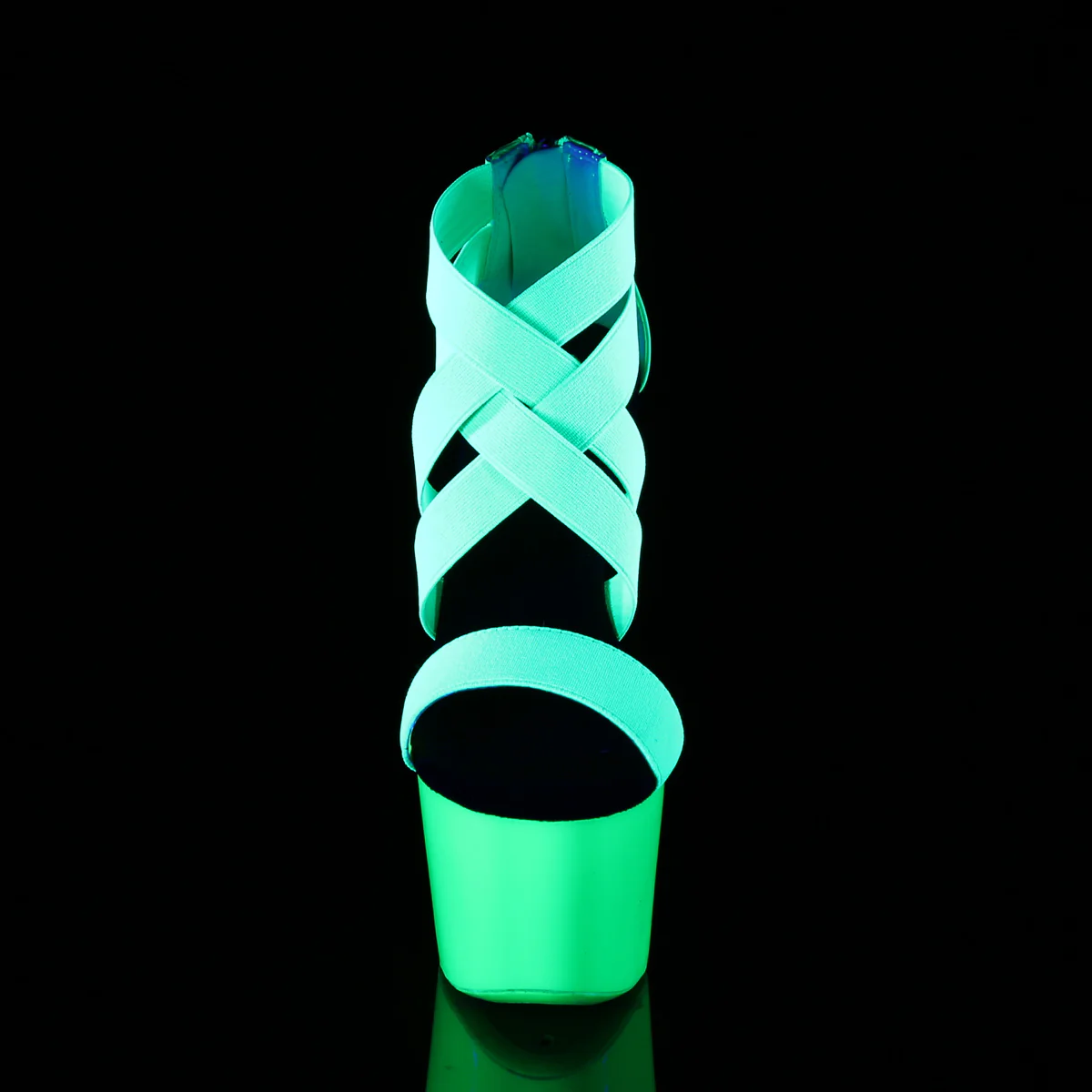 ADORE-769UV  Neon Green Elastic Band-Patent/Neon Green - Image 2