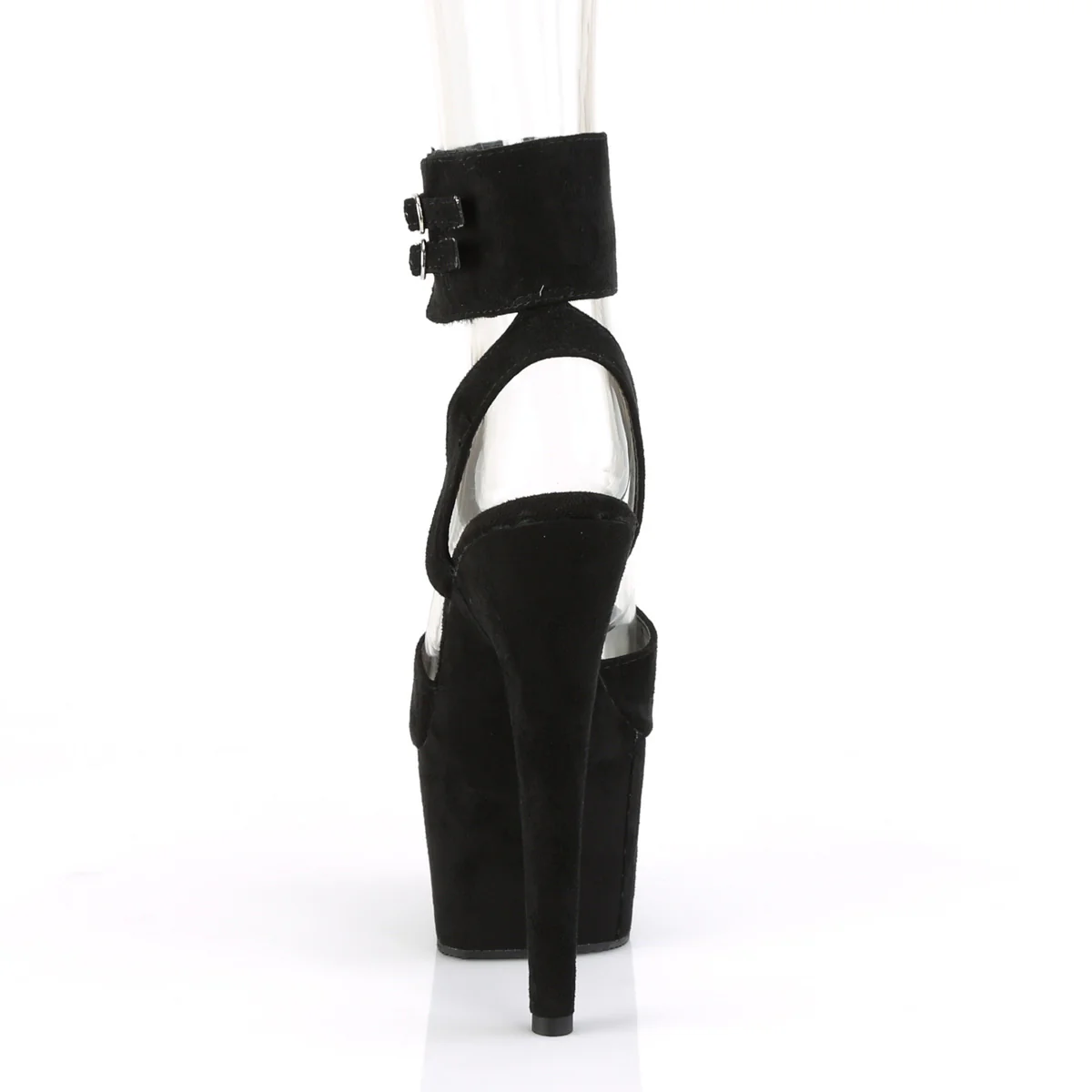 ADORE-791FS  Black Faux Suede/Black Faux Suede - Image 4
