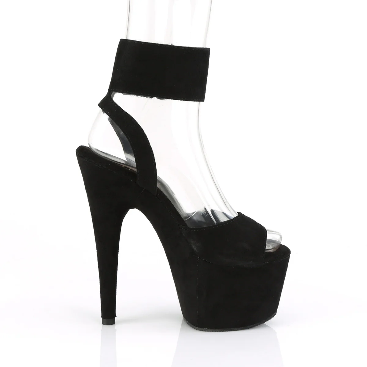 ADORE-791FS  Black Faux Suede/Black Faux Suede - Image 5