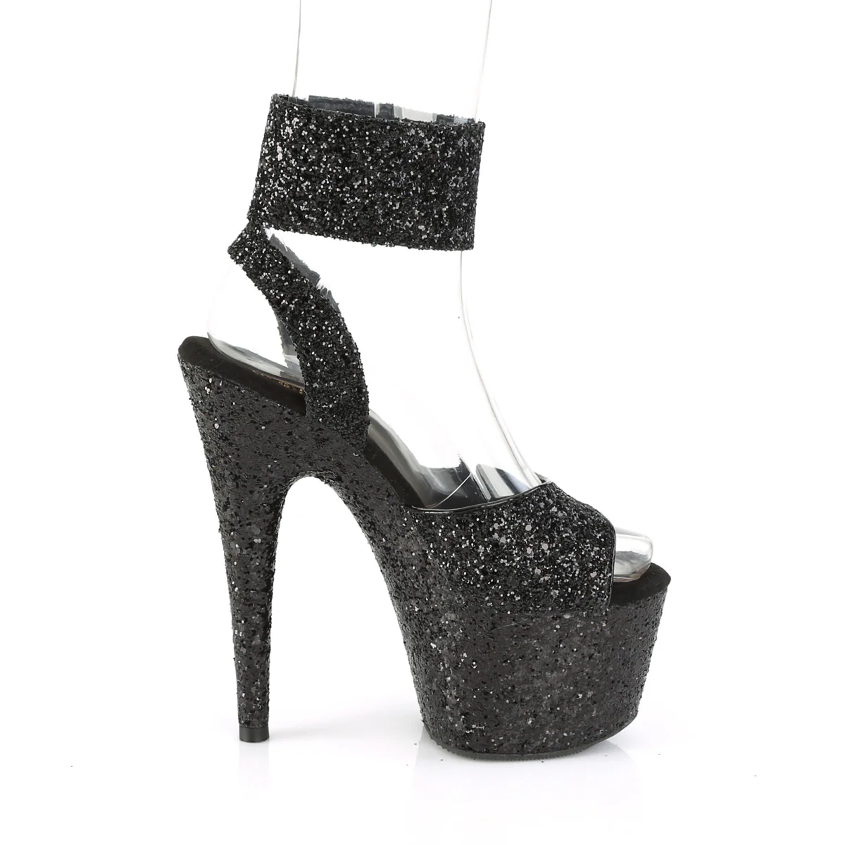 ADORE-791LG Black Glitter/Black Glitter - Image 5