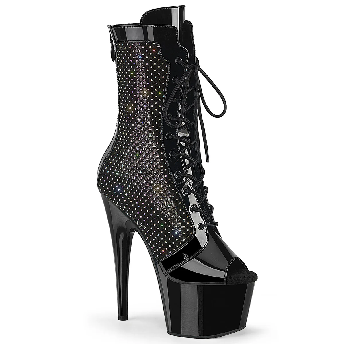 ADORE-1048RSNT Black Patent-Mesh-RS/Black