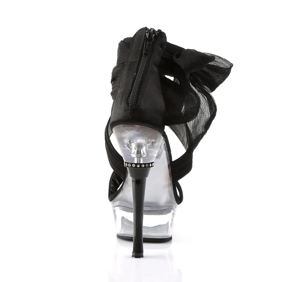 ALLURE-664 Black Chiffon/Clear - Image 4