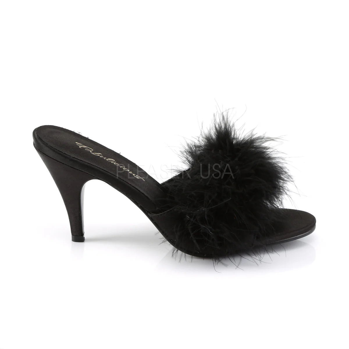 AMOUR-03 Black Satin-Fur - Image 5