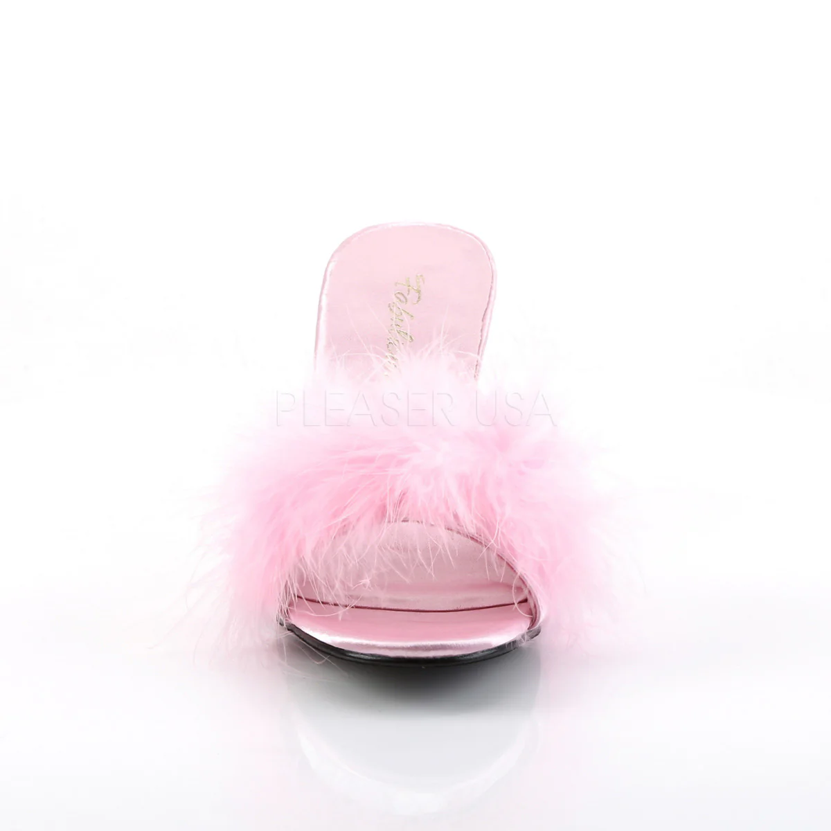 AMOUR-03  Baby Pink Satin-Fur - Image 2