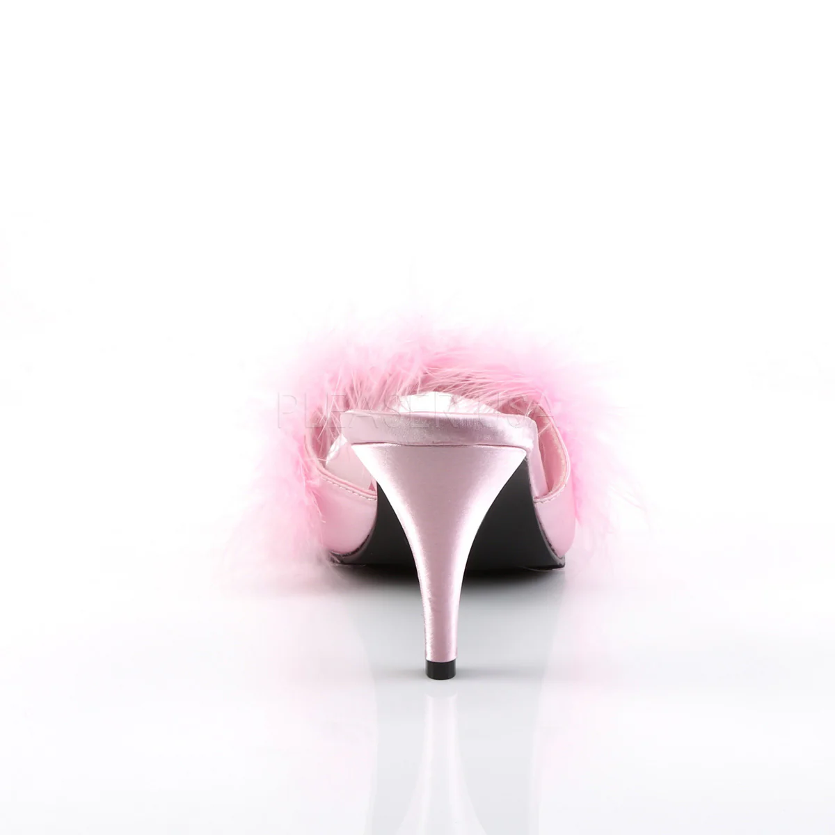 AMOUR-03  Baby Pink Satin-Fur - Image 4