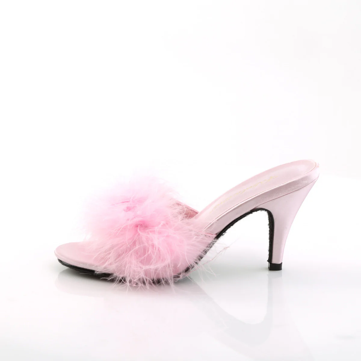AMOUR-03  Baby Pink Pu-Fur - Image 3