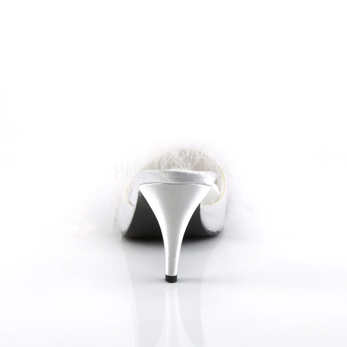 AMOUR-03  White Satin-Fur - Image 4