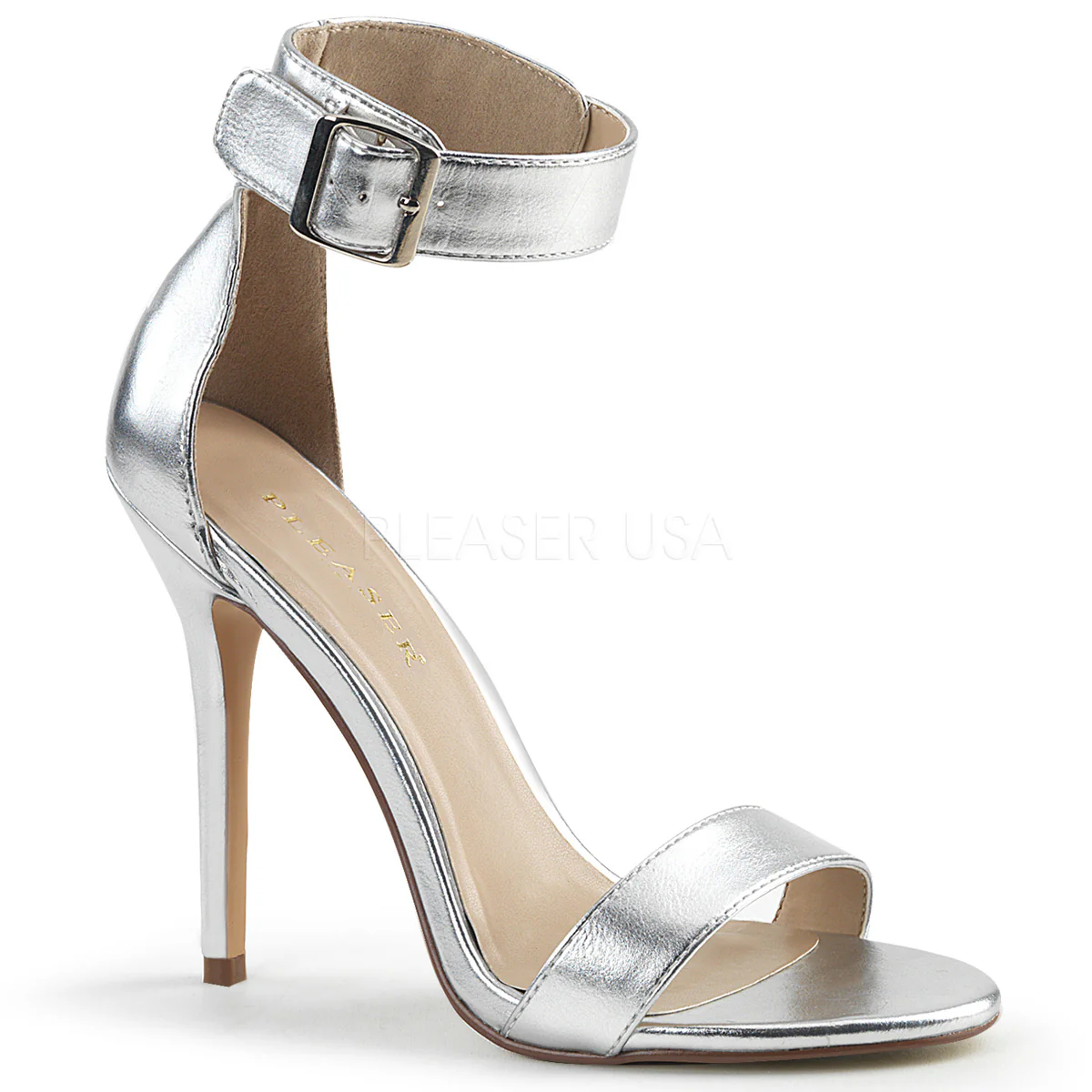 AMUSE-10 Silver Metallic Pu