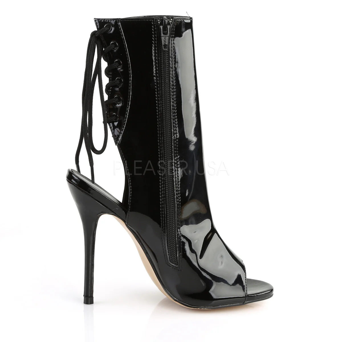 AMUSE-1018 Black Patent - Image 5