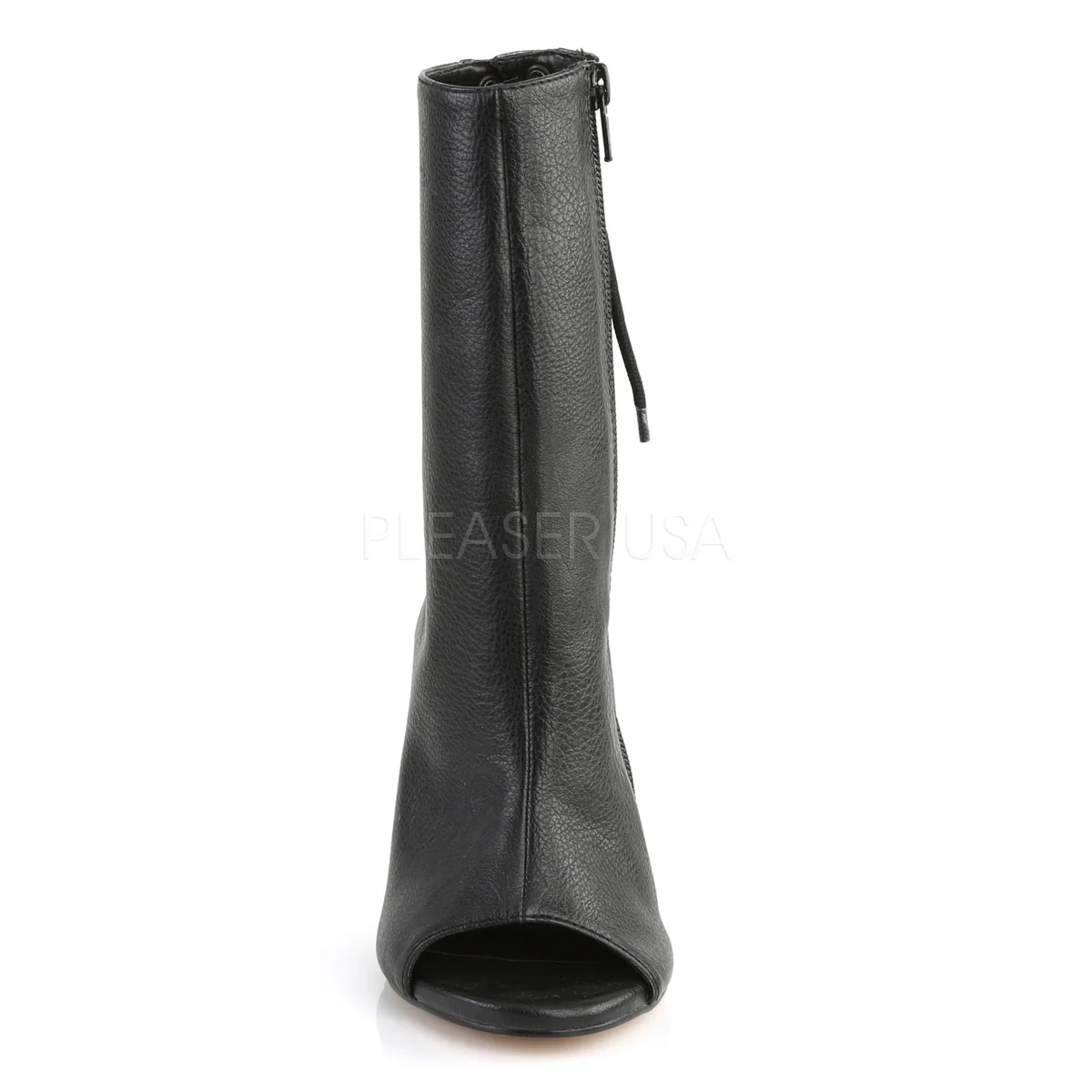 AMUSE-1018 Black Faux Leather - Image 2