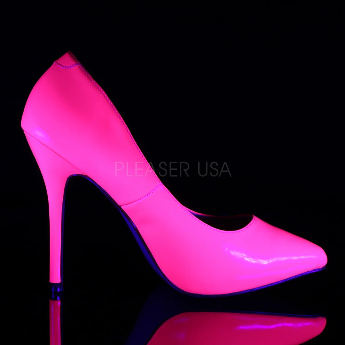 AMUSE-20  Neon Fuchsia Patent - Image 5