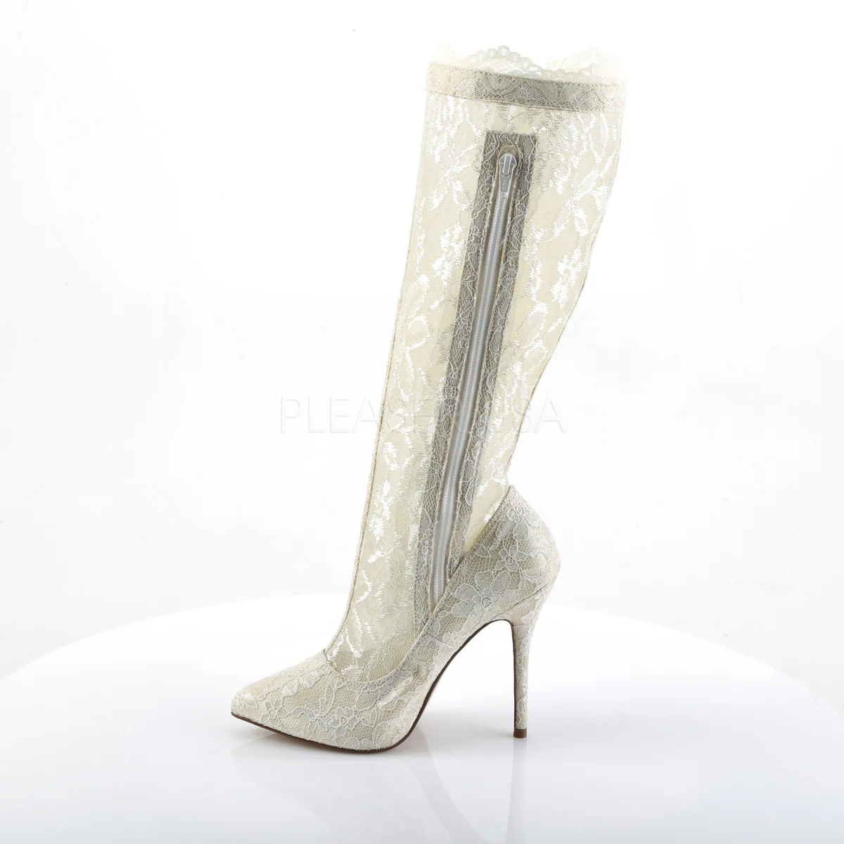 AMUSE-2012  Ivory Satin-Lace - Image 3