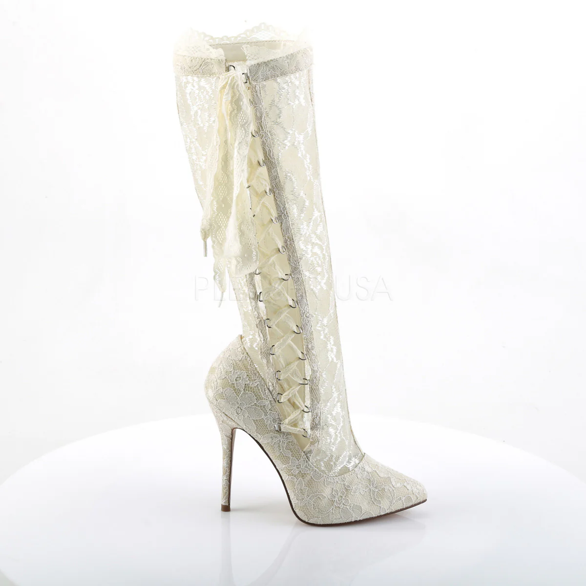 AMUSE-2012  Ivory Satin-Lace - Image 5