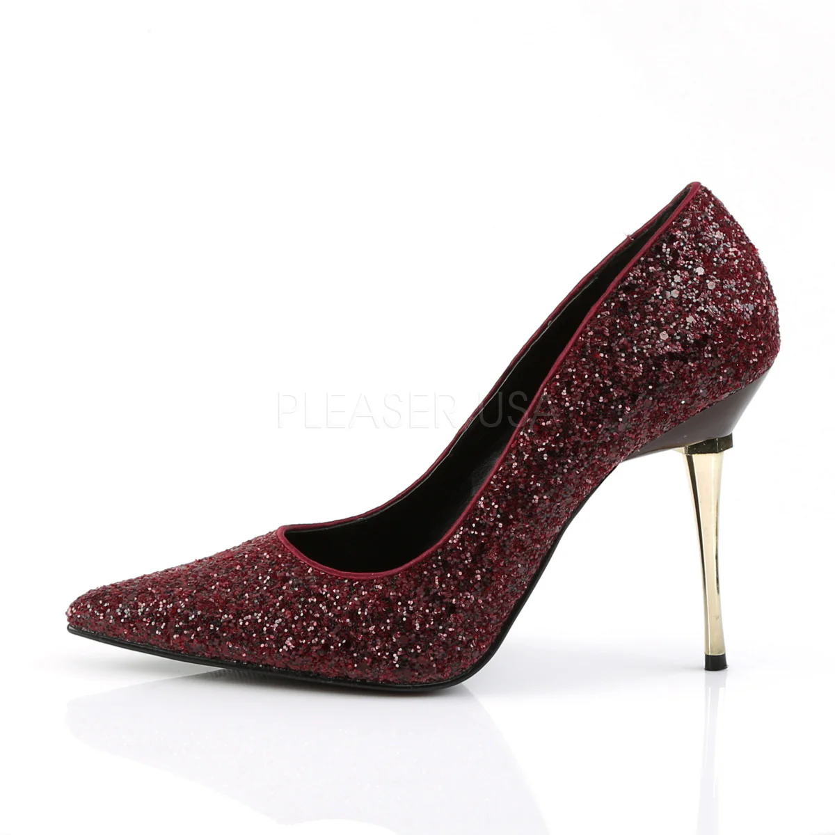 APPEAL-20G Burgundy Glitter Pu - Image 3