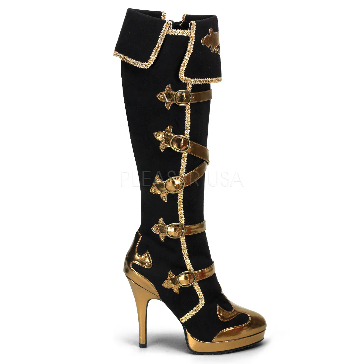 ARENA-2012  Black Microfiber-Gold Pu