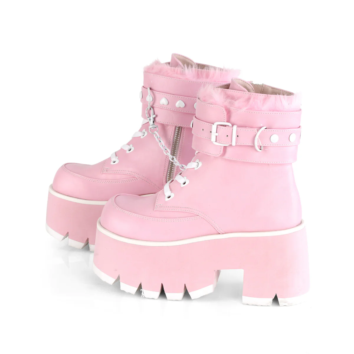 ASHES-57  Baby Pink Vegan Leather - Image 3