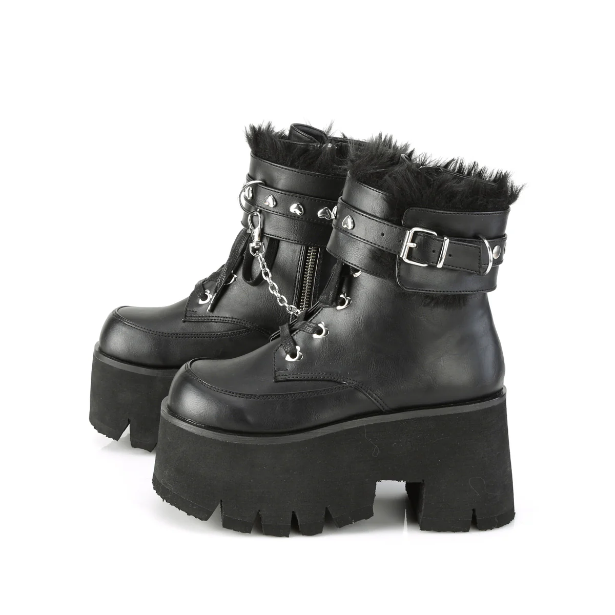 ASHES-57  Black Vegan Leather - Image 3