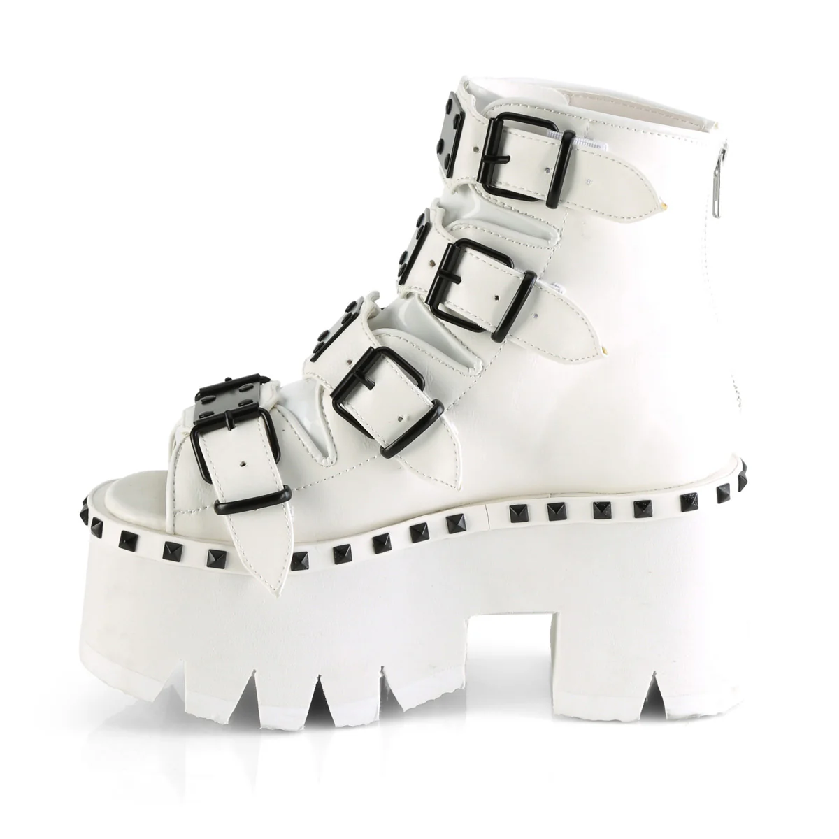 ASHES-70  White Vegan Leather - Image 3
