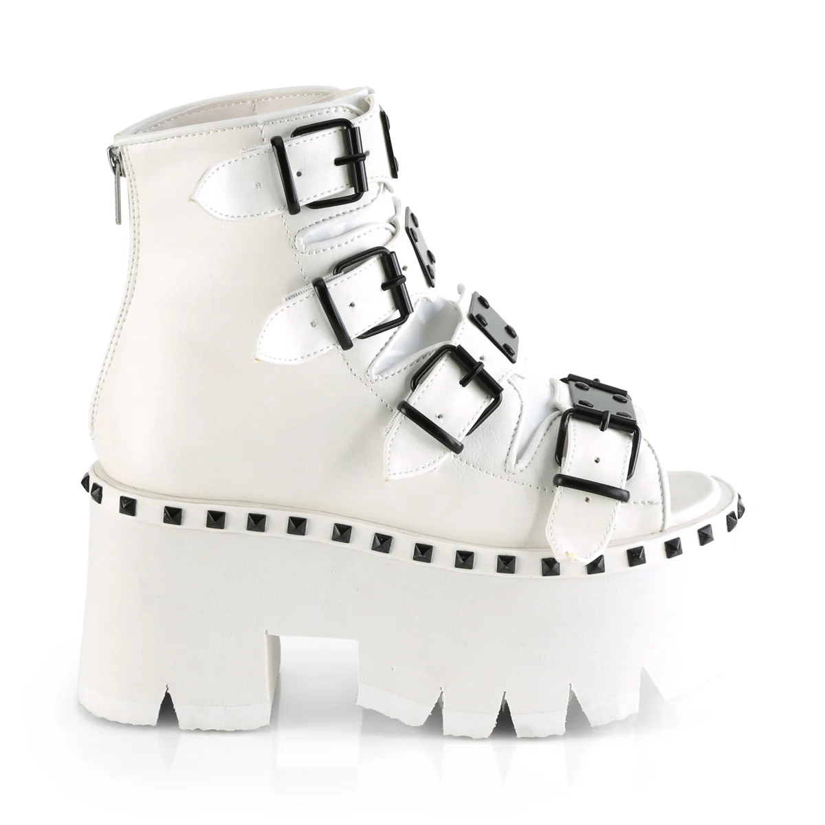 ASHES-70  White Vegan Leather - Image 5