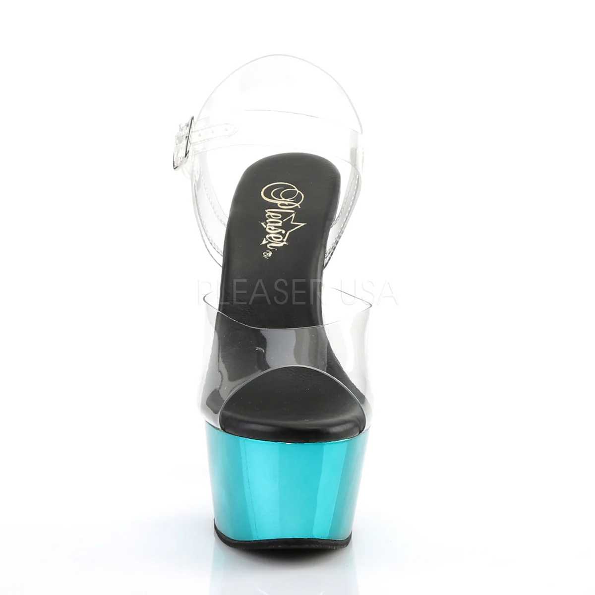 ASPIRE-608  Clear/Turquoise Chrome - Image 2