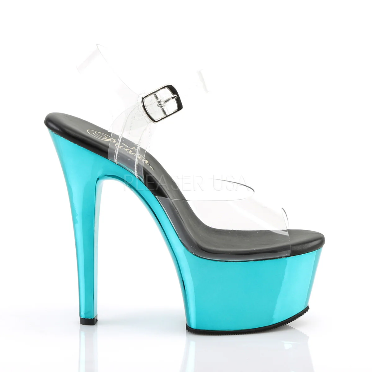 ASPIRE-608  Clear/Turquoise Chrome - Image 5