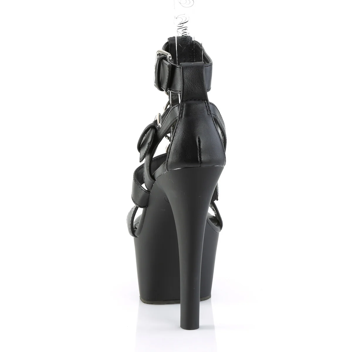 ASPIRE-658  Black Faux Leather/Black Matte - Image 4