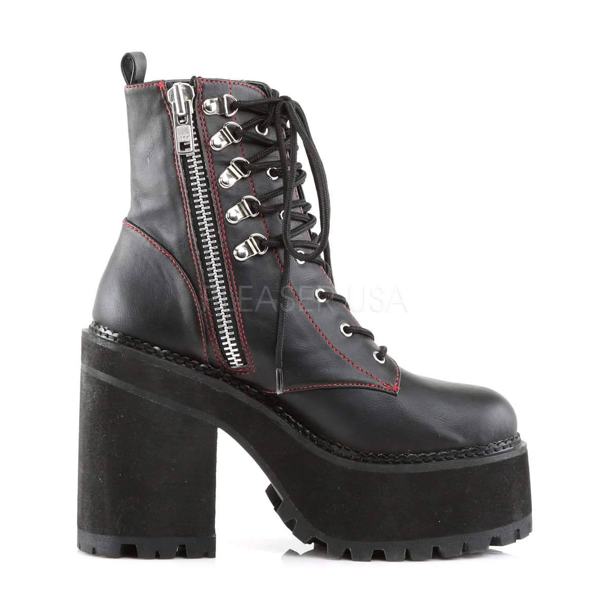 ASSAULT-100 Black Vegan Leather - Image 5