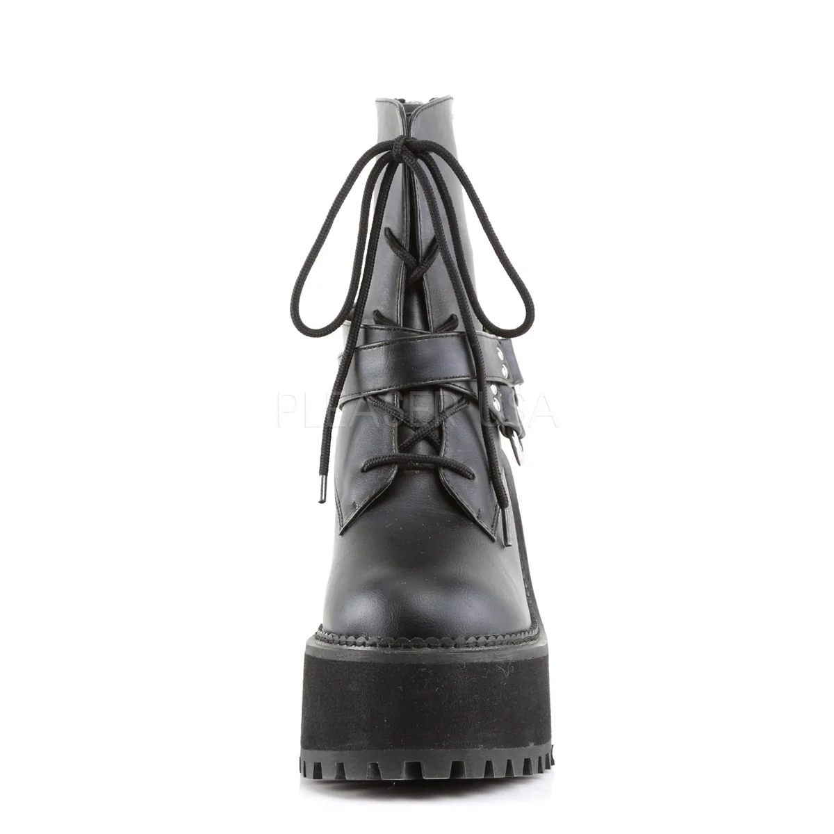 ASSAULT-101  Black Vegan Leather - Image 2