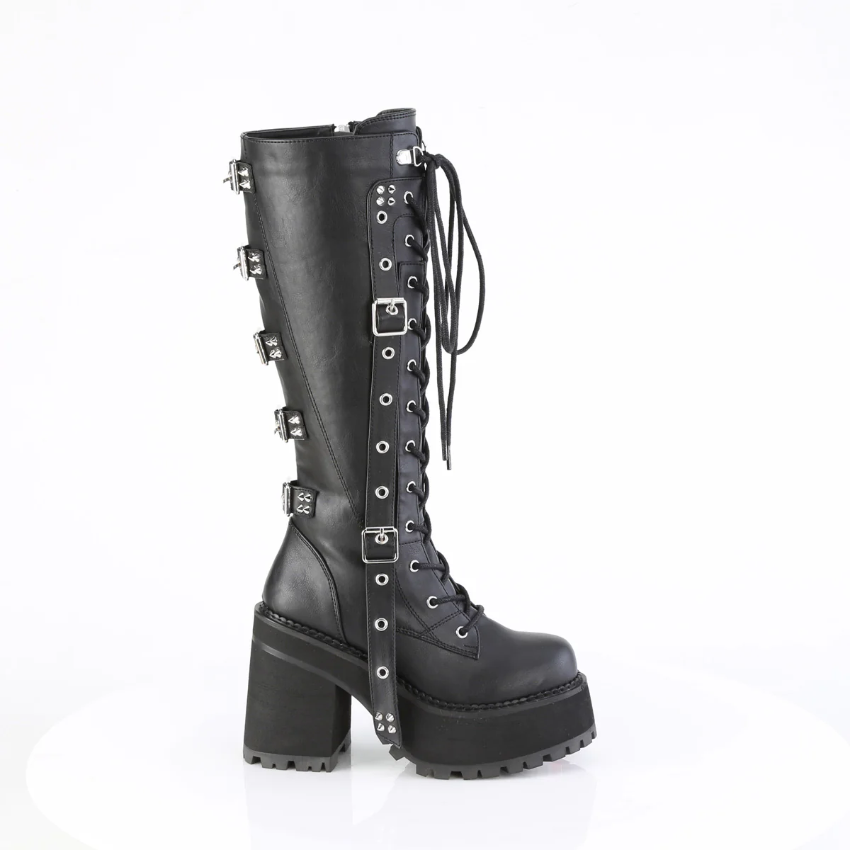 ASSAULT-218 Black Vegan Leather - Image 5