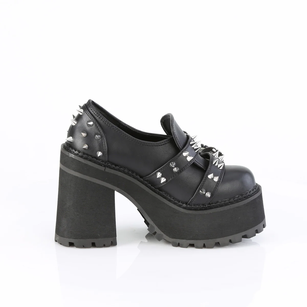 ASSAULT-38  Black Vegan Leather - Image 5