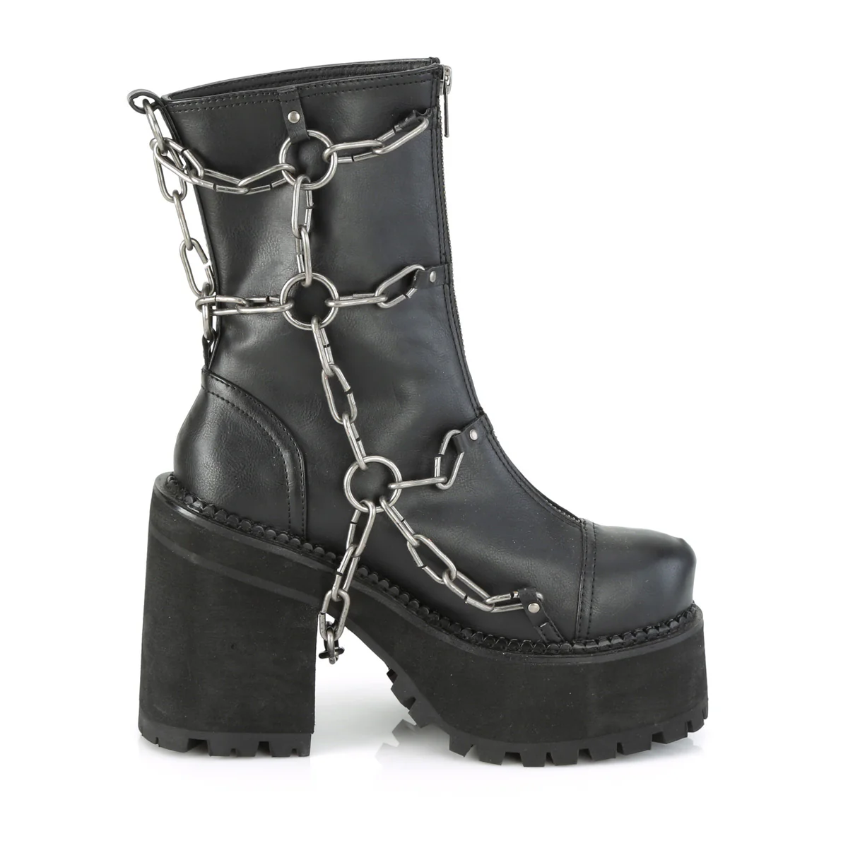 ASSAULT-66  Black Vegan Leather - Image 5