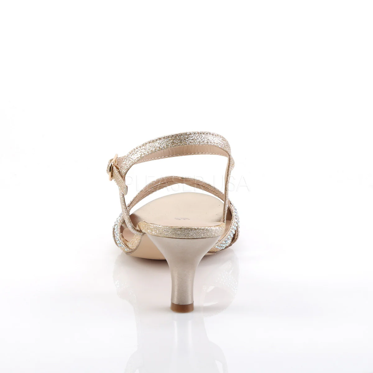 AUDREY-03  Nude Shimmering Fabric - Image 4