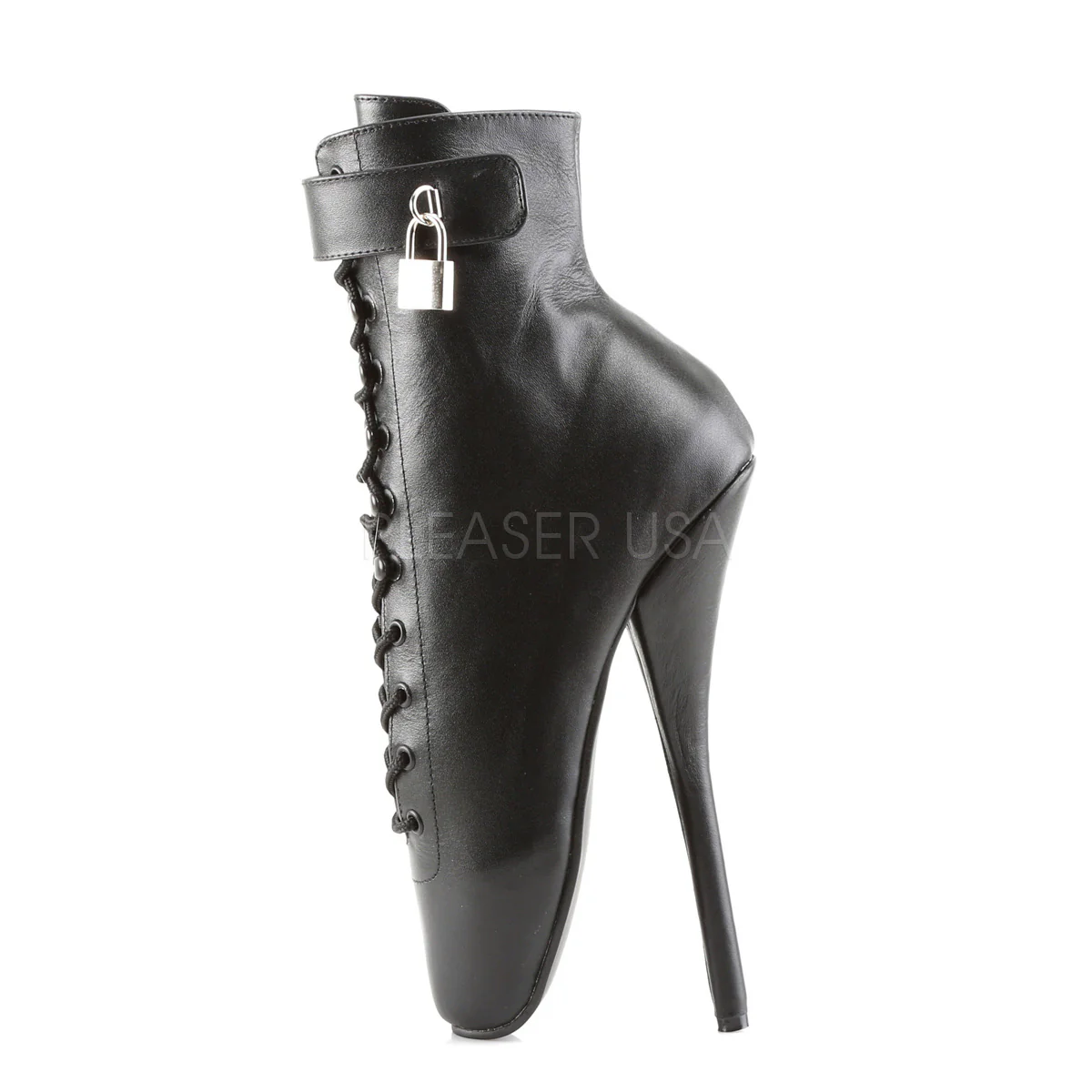 BALLET-1025  Black Leather - Image 3