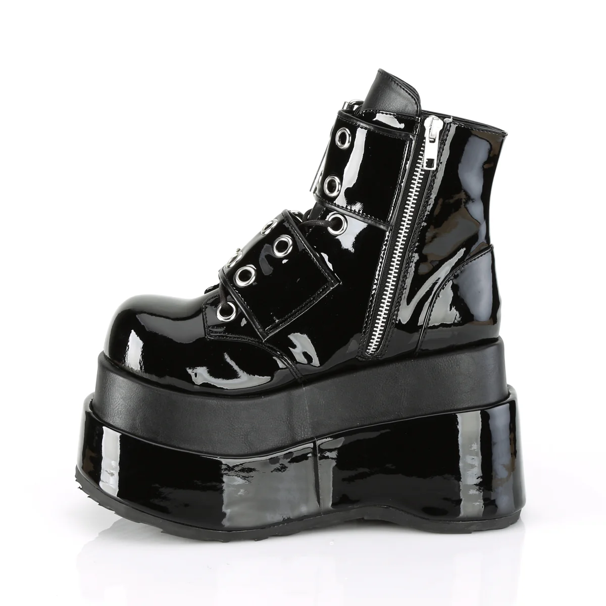 BEAR-104  Black Patent-Vegan Leather - Image 3