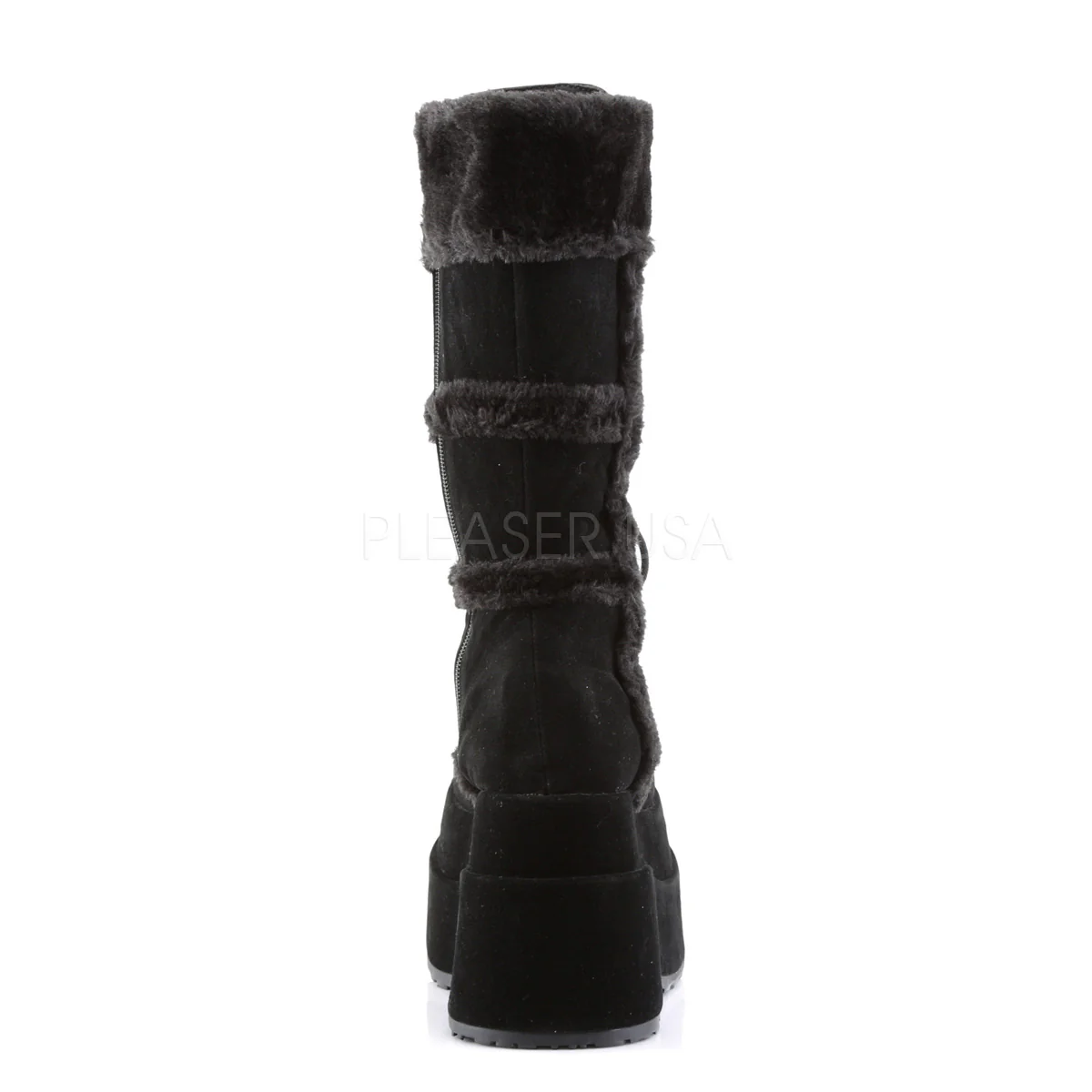 BEAR-202 Black Vegan Suede - Image 4