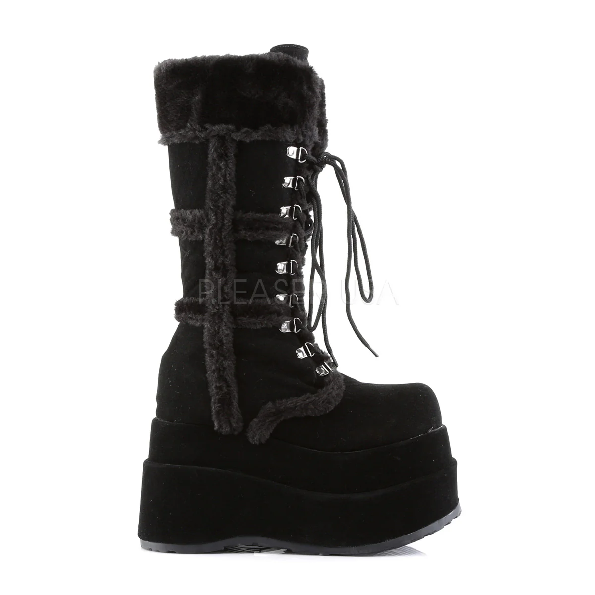 BEAR-202 Black Vegan Suede - Image 5