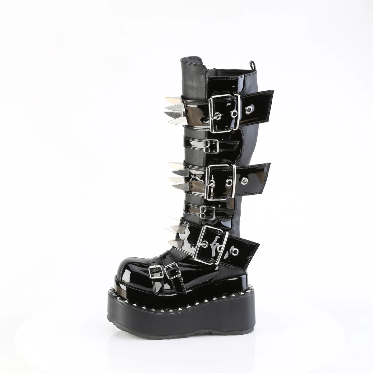 BEAR-215  Black Vegan Leather-Patent - Image 3