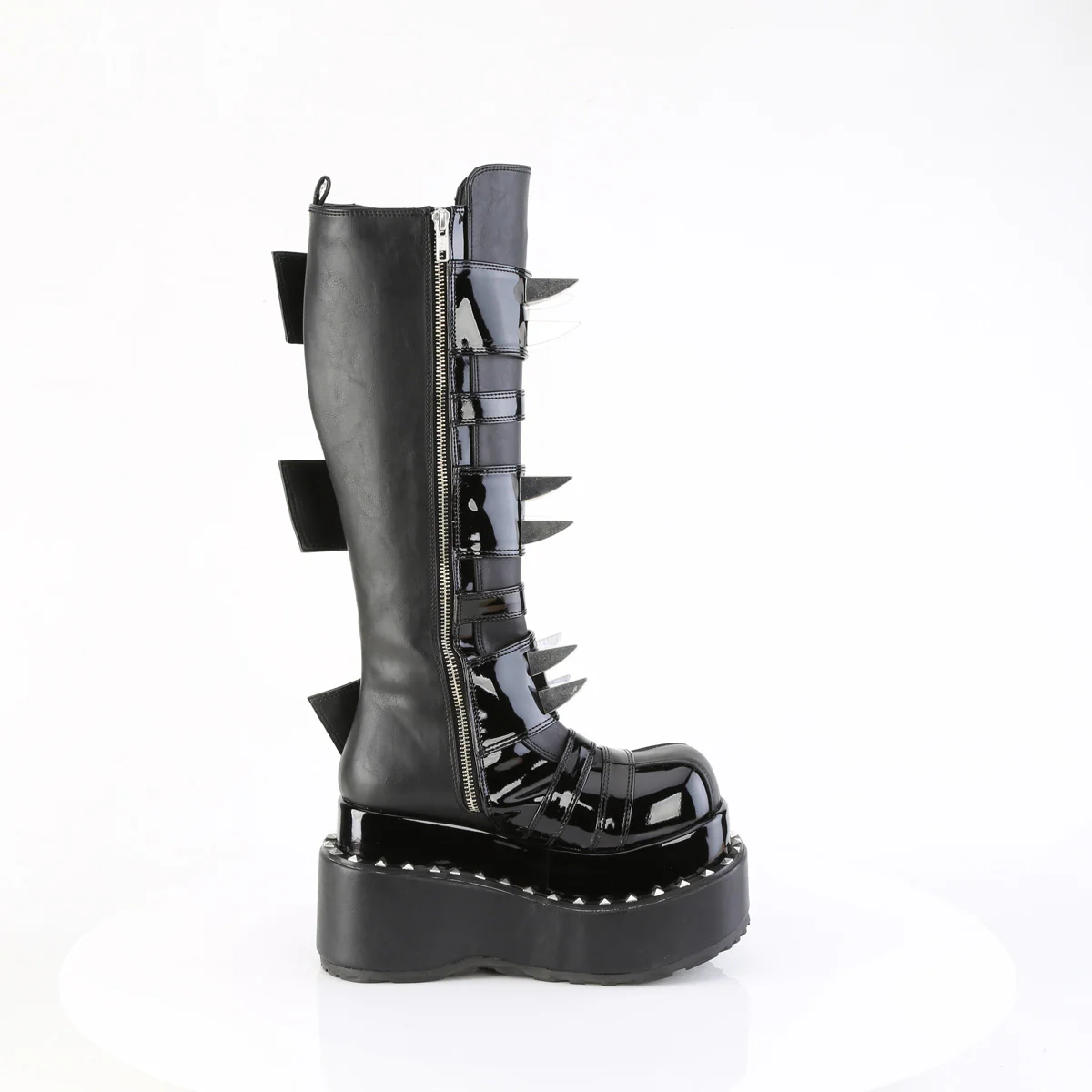 BEAR-215  Black Vegan Leather-Patent - Image 5