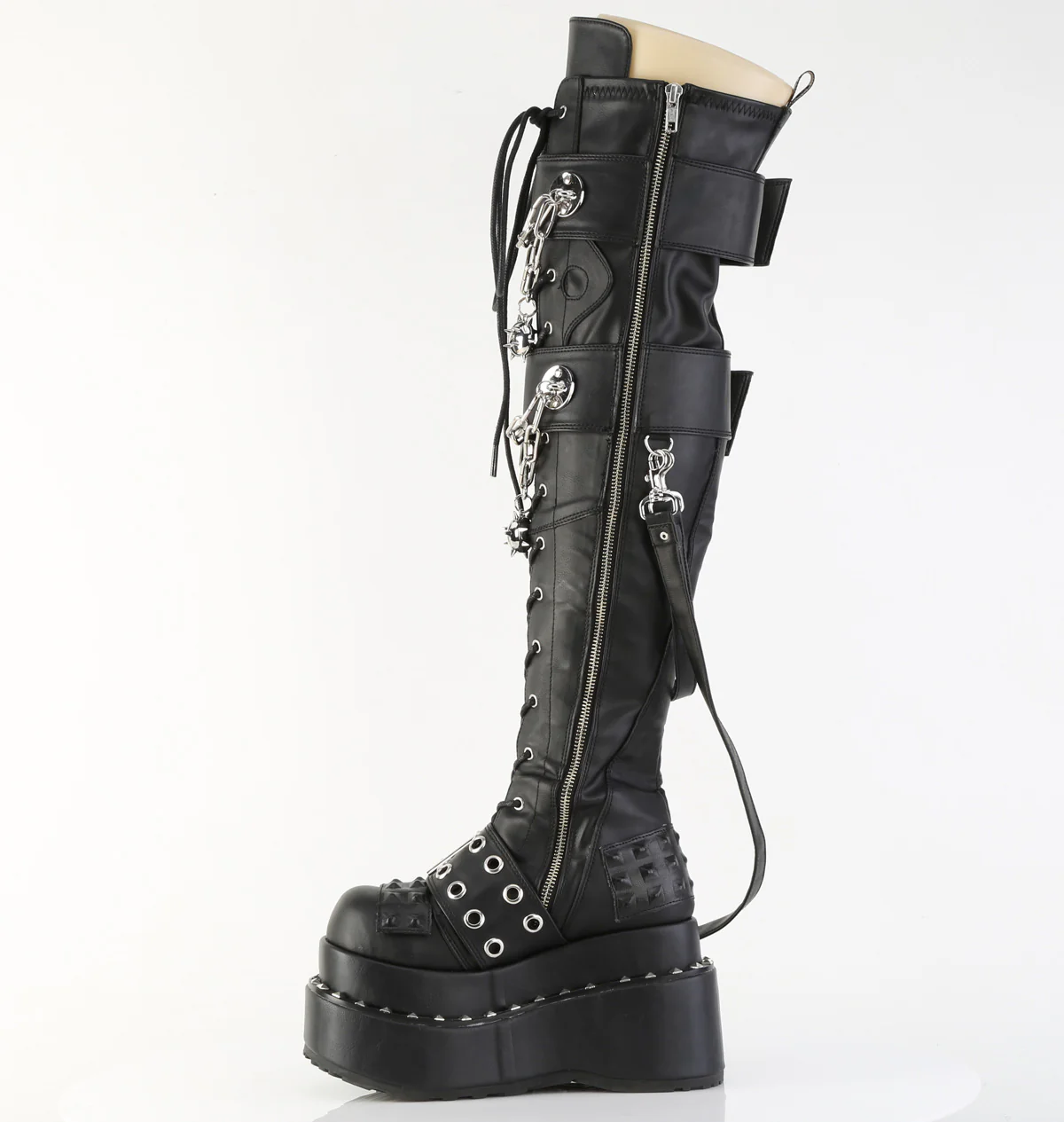 BEAR-316 Black Vegan Leather - Image 3
