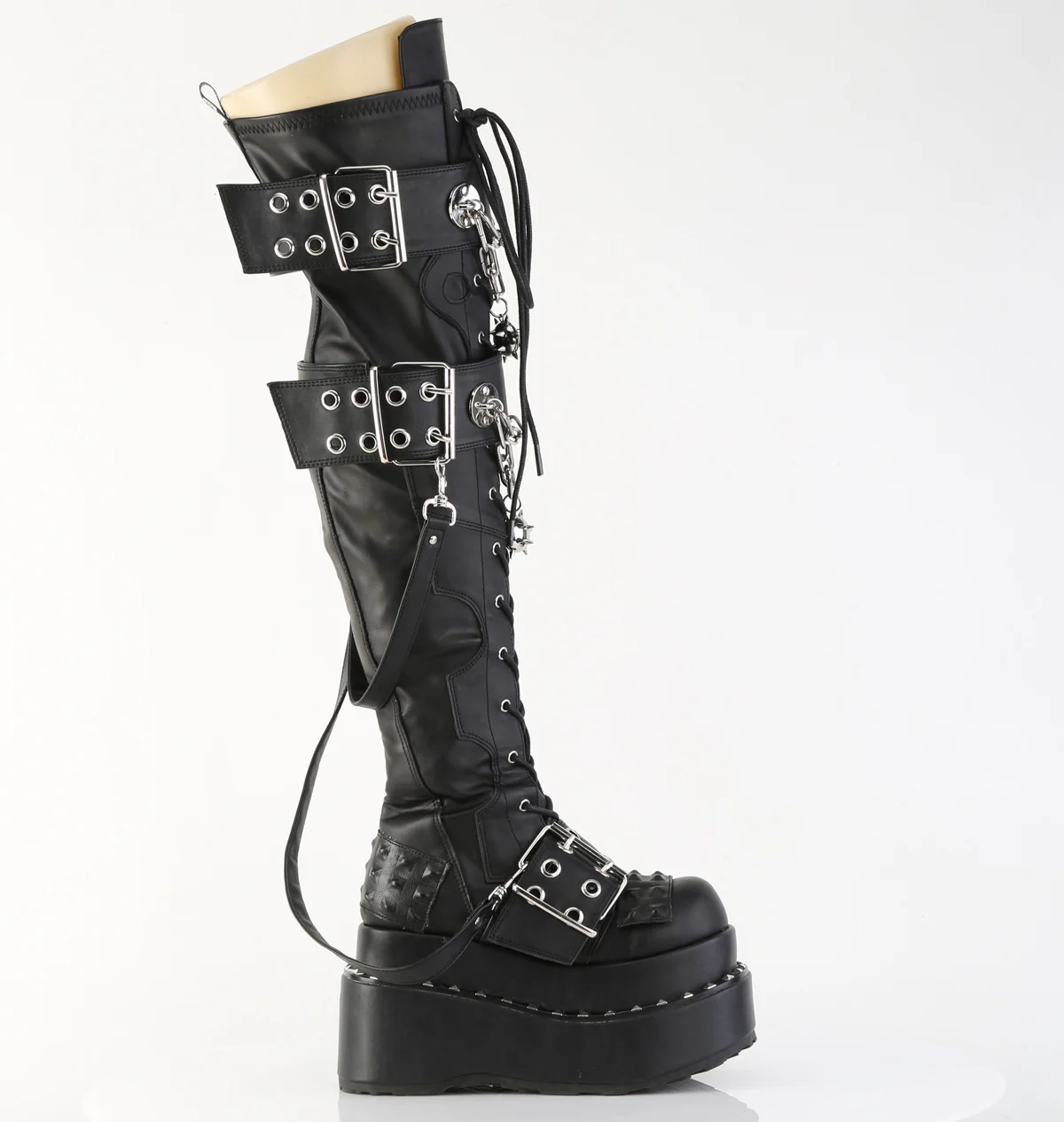 BEAR-316 Black Vegan Leather - Image 5