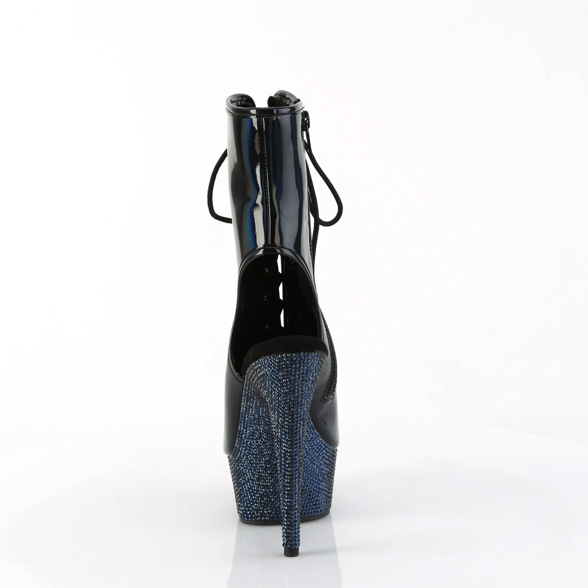 BEJEWELED-1016-6 Black Holo Patent/Midnight Black RS - Image 4