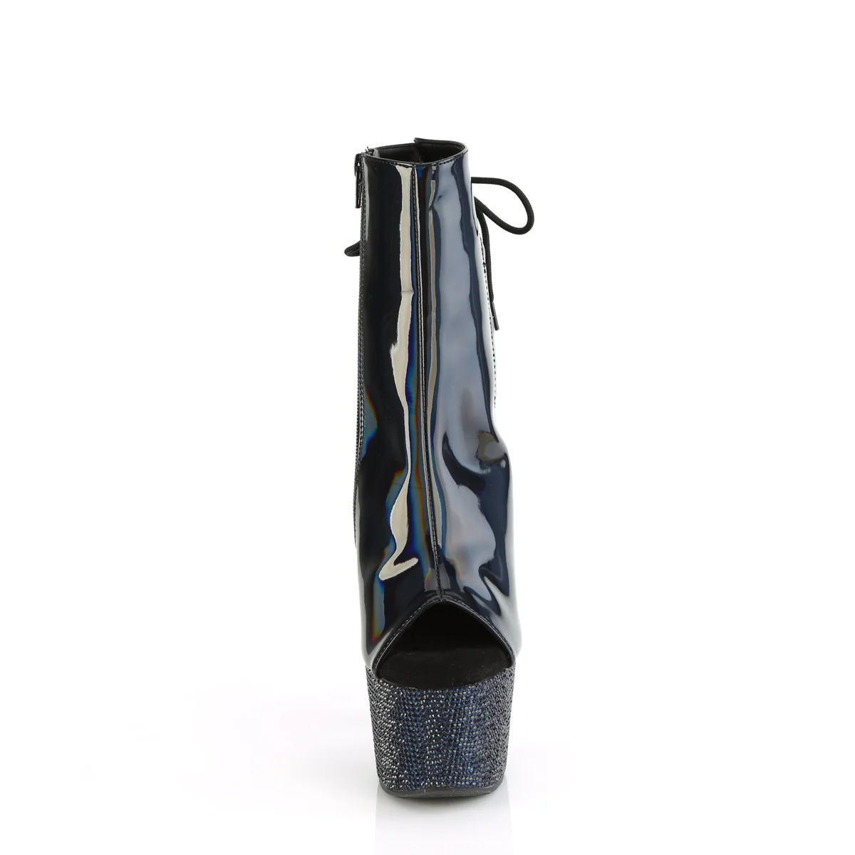BEJEWELED-1018DM-7  Black Holo Patent/Midnight Black RS - Image 2