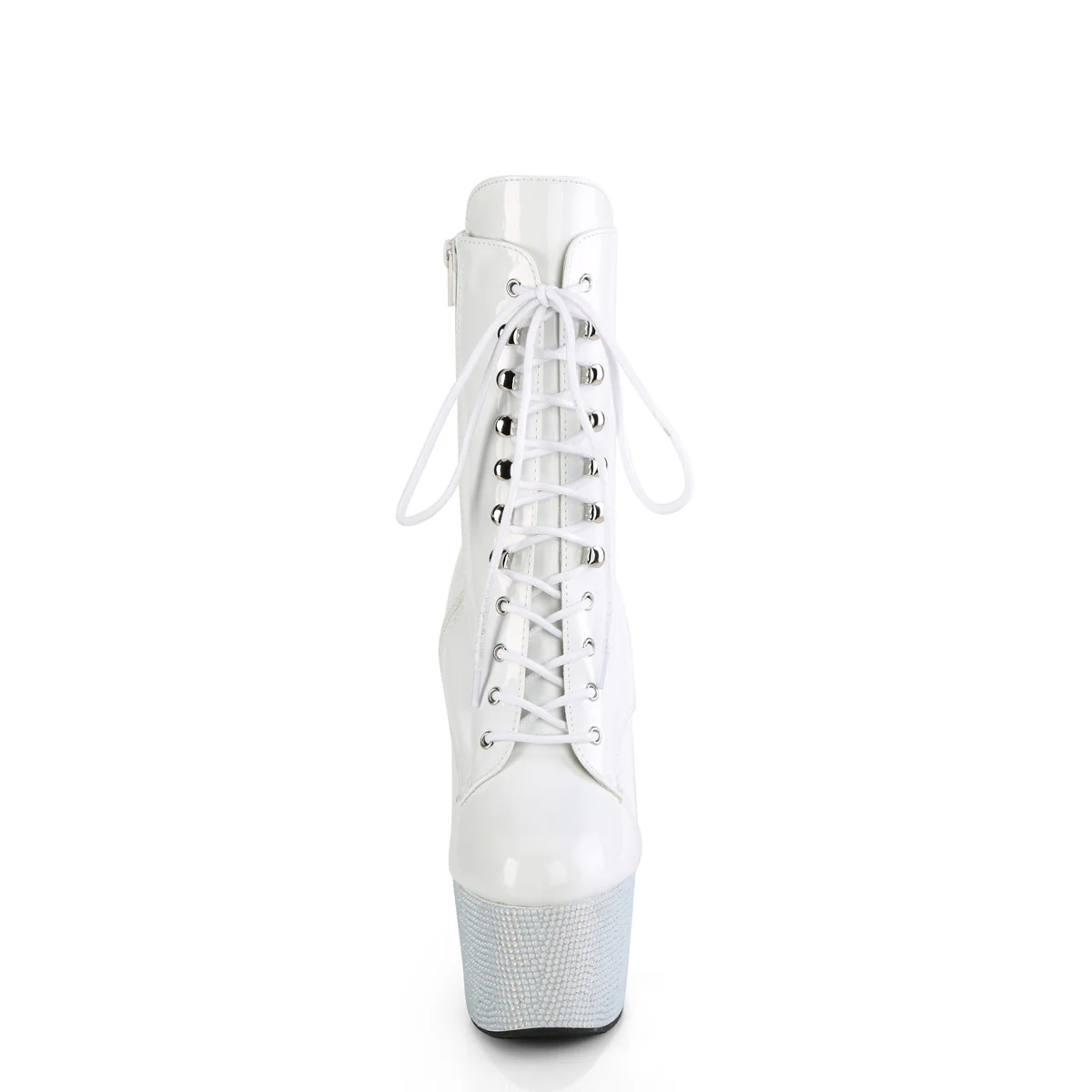 BEJEWELED-1020-7  White Holo Patent/White RS - Image 2