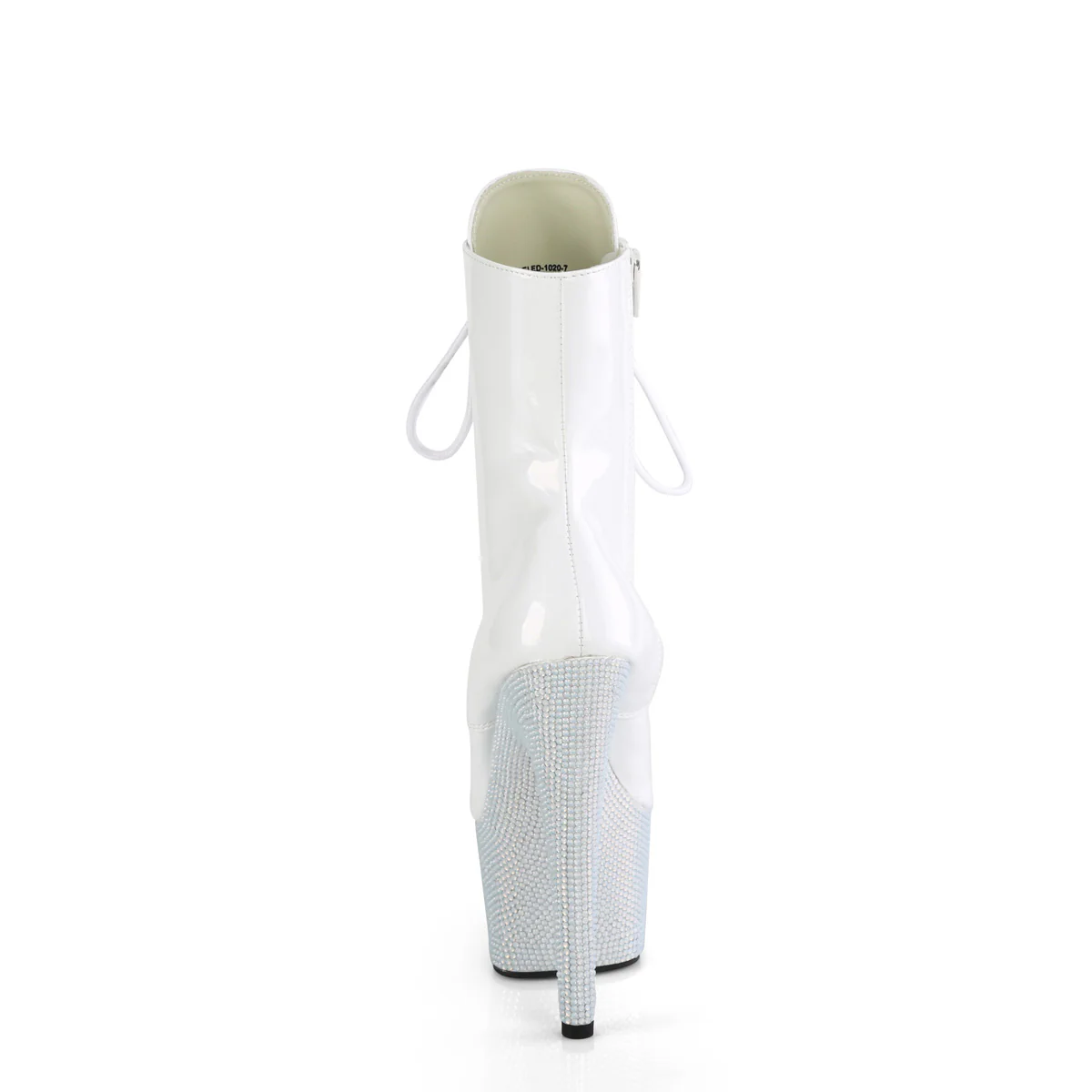 BEJEWELED-1020-7  White Holo Patent/White RS - Image 4