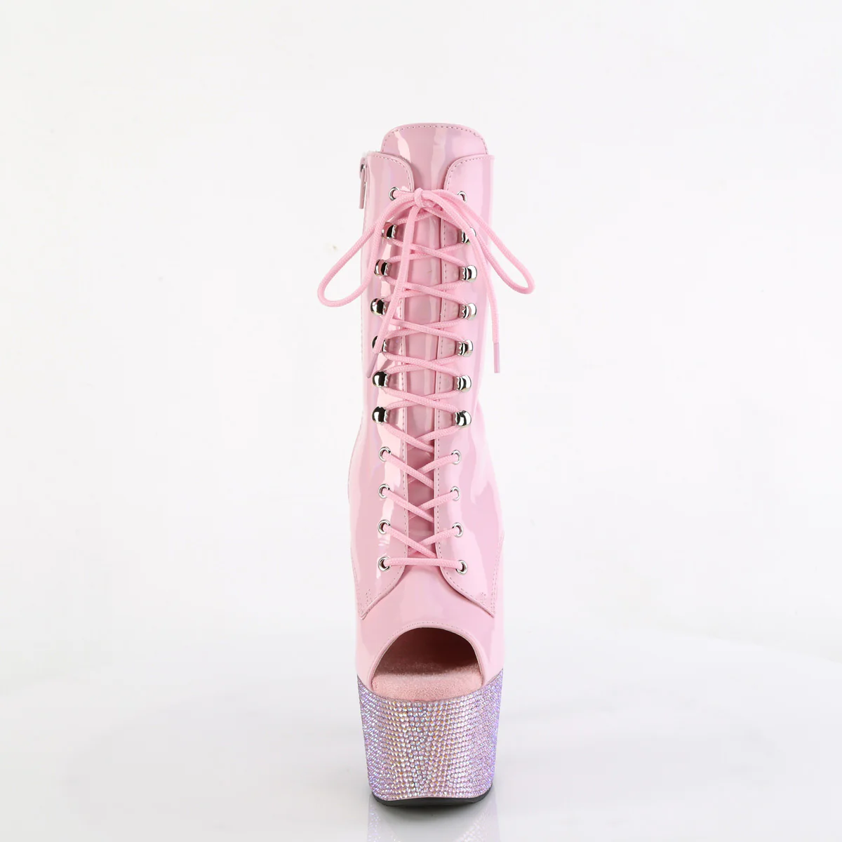 BEJEWELED-1021-7 Baby Pink Holo Patent/Baby Pink AB RS - Image 2