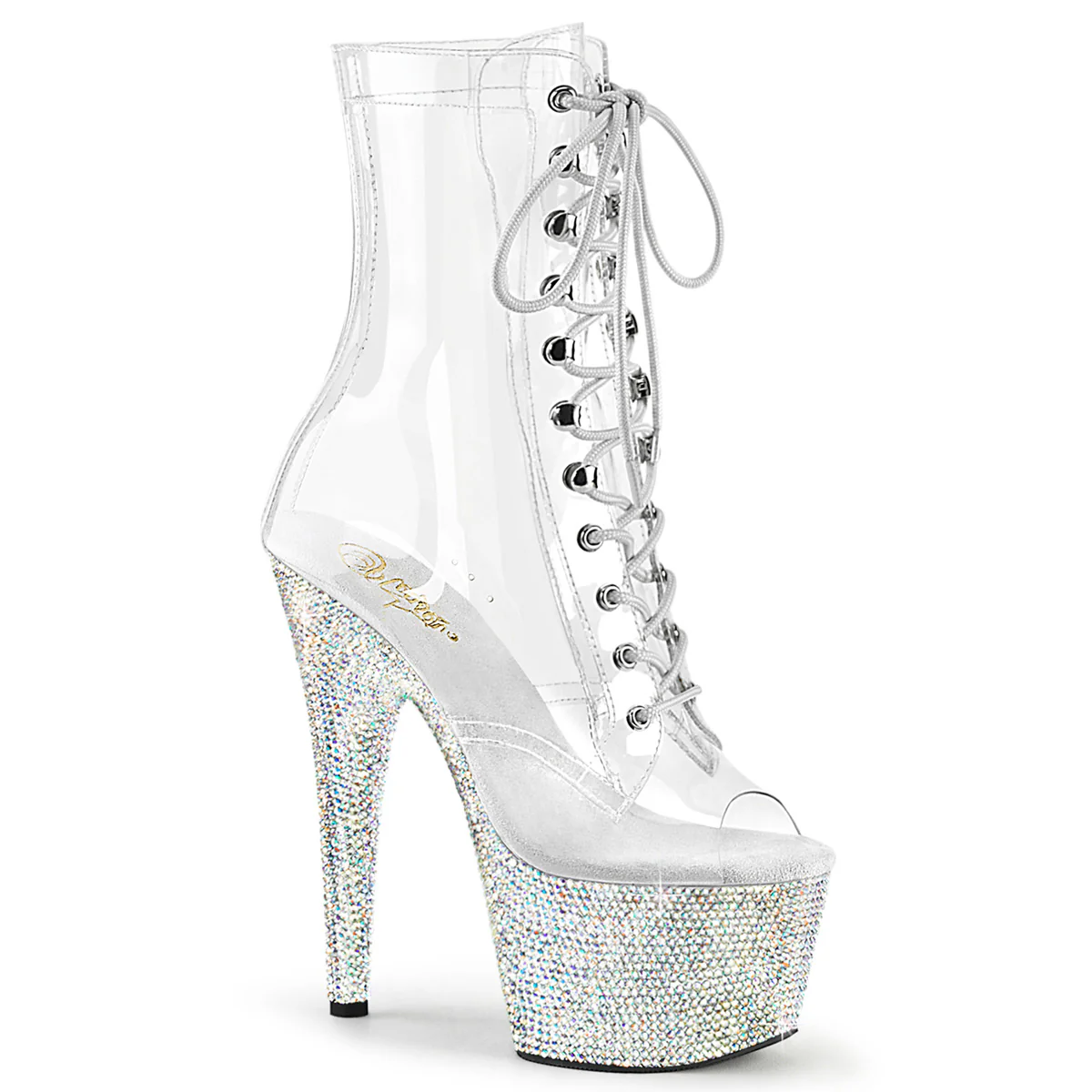 BEJEWELED-1021C-7 Clear-RS/Silver AB RS